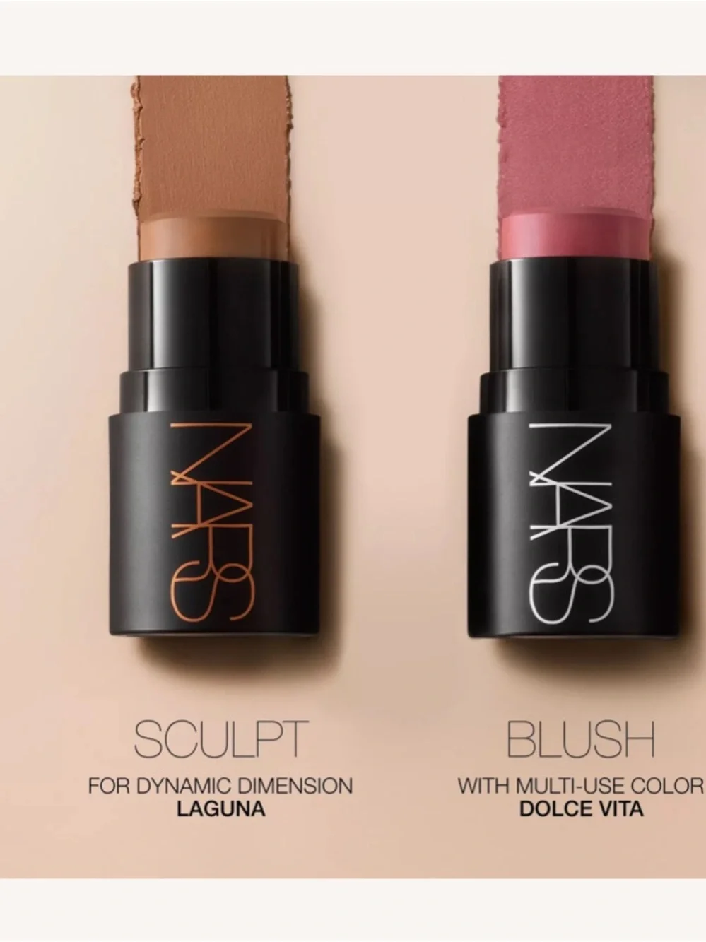 NARS Mini Blush & Sculpt Duo — Rose Pink & Warm Brown